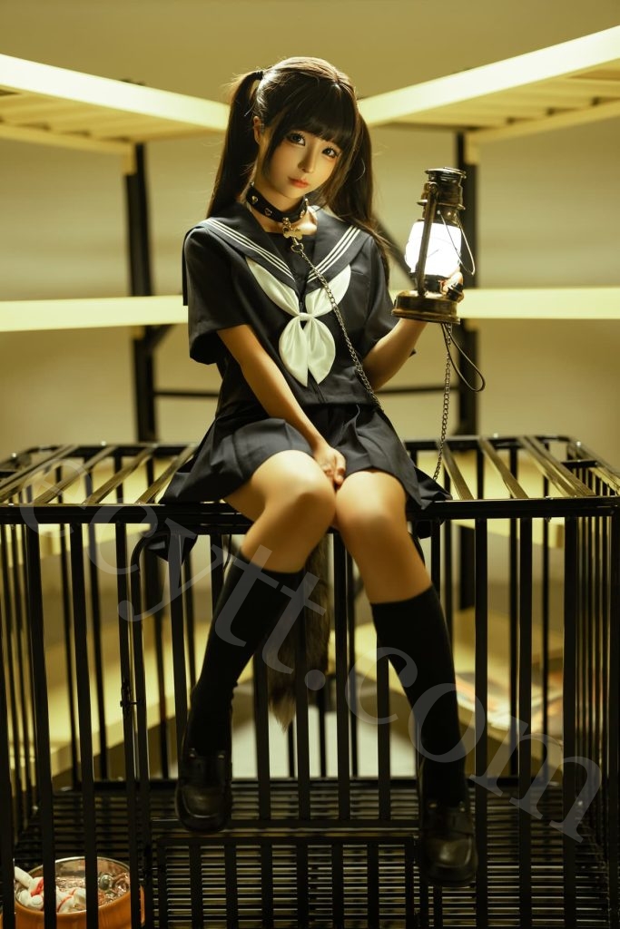 蠢沫沫 NO.234 囚笼JK 写真原图