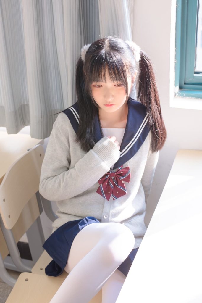图片[3]-森萝财团 SSR系列 | 白丝黑丝JK女仆COS写真合集