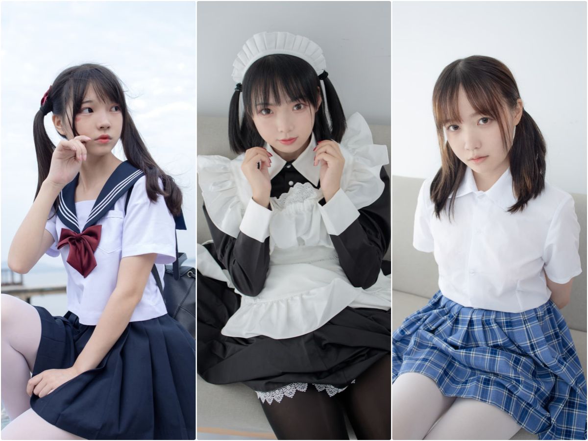 森萝财团 JKFUN系列 | JK制服 白丝黑丝 视频图集合辑
