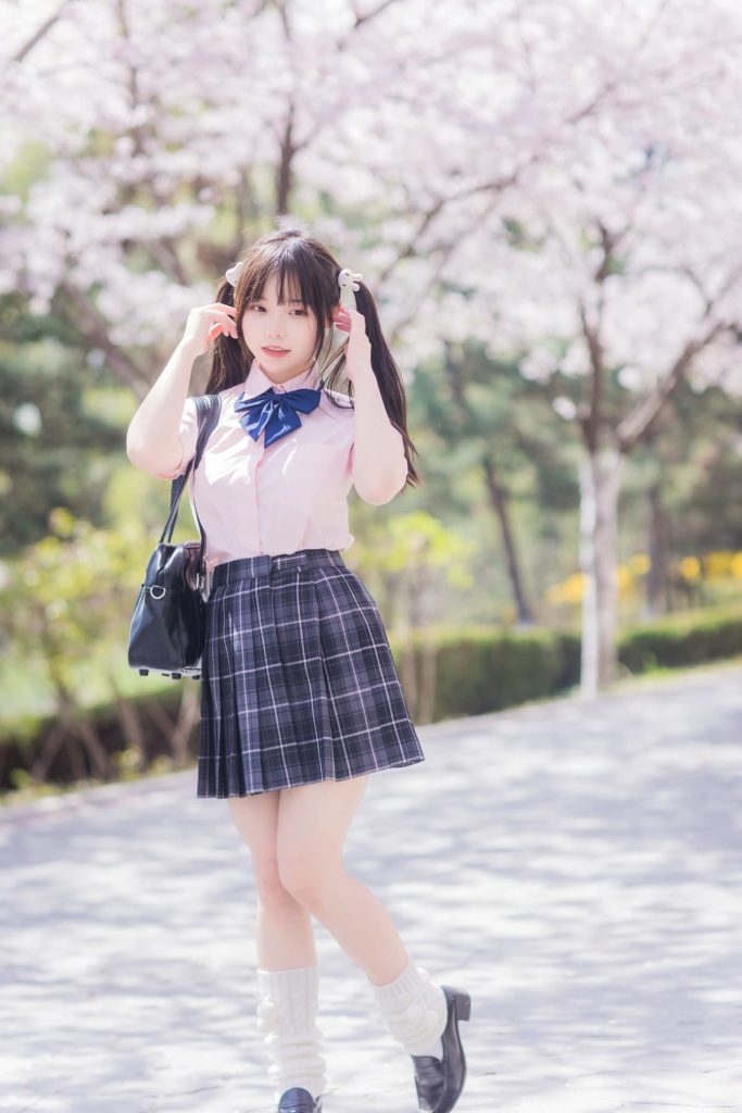 六味帝皇酱 樱花女友 艺宝宝的樱花 写真原图