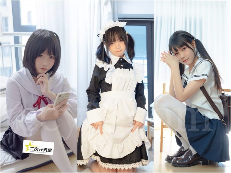 少女秩序内部定制写真全集下载 | 小鱼、小满、双马尾JK、女仆等高清COS写真资源