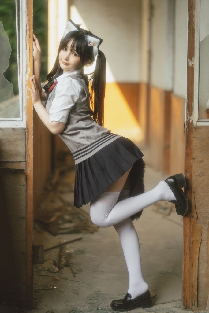 桜井宁宁 NO.055 废墟jk 写真原图