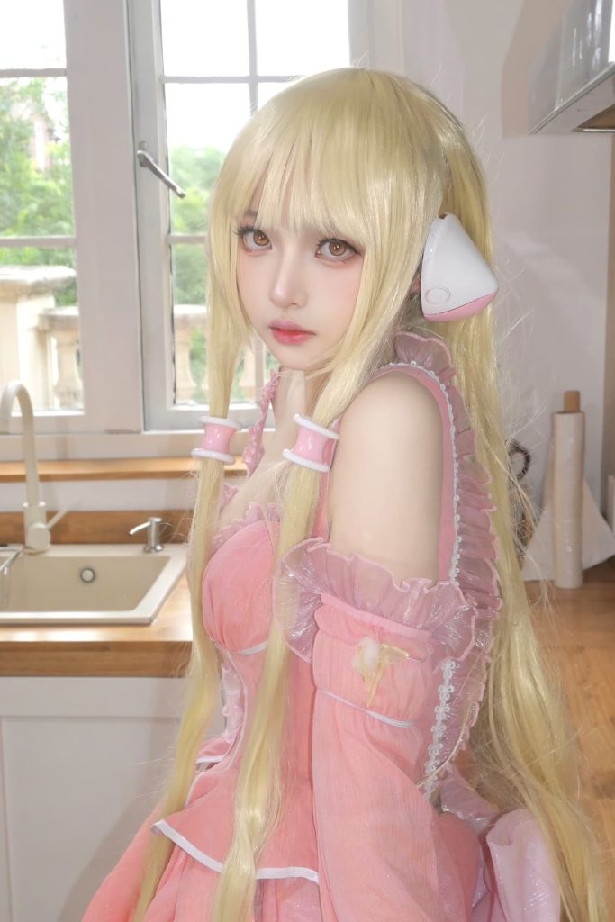 白莉爱吃巧克力 NO.019 原理猪 人形电脑天使心-小叽 写真原图