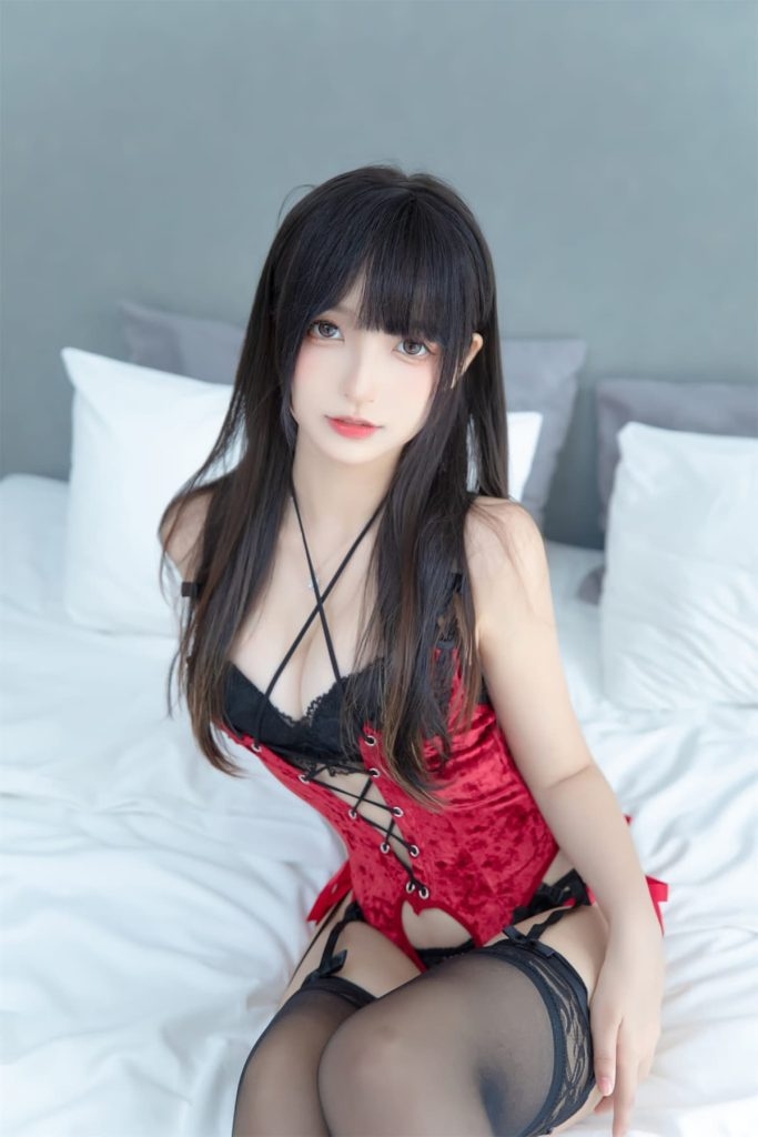 神楽坂真冬 NO.152 红丝绒 写真原图