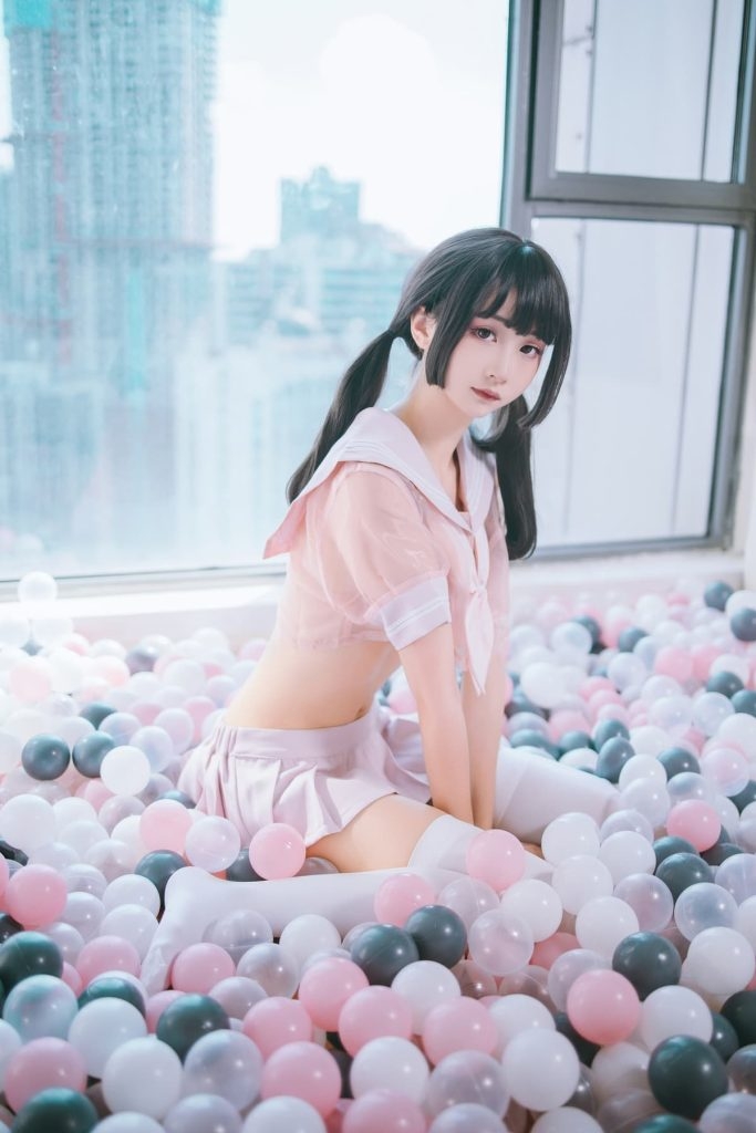 花音栗子 金鱼kinngyo NO.023 白桃汽水 写真原图