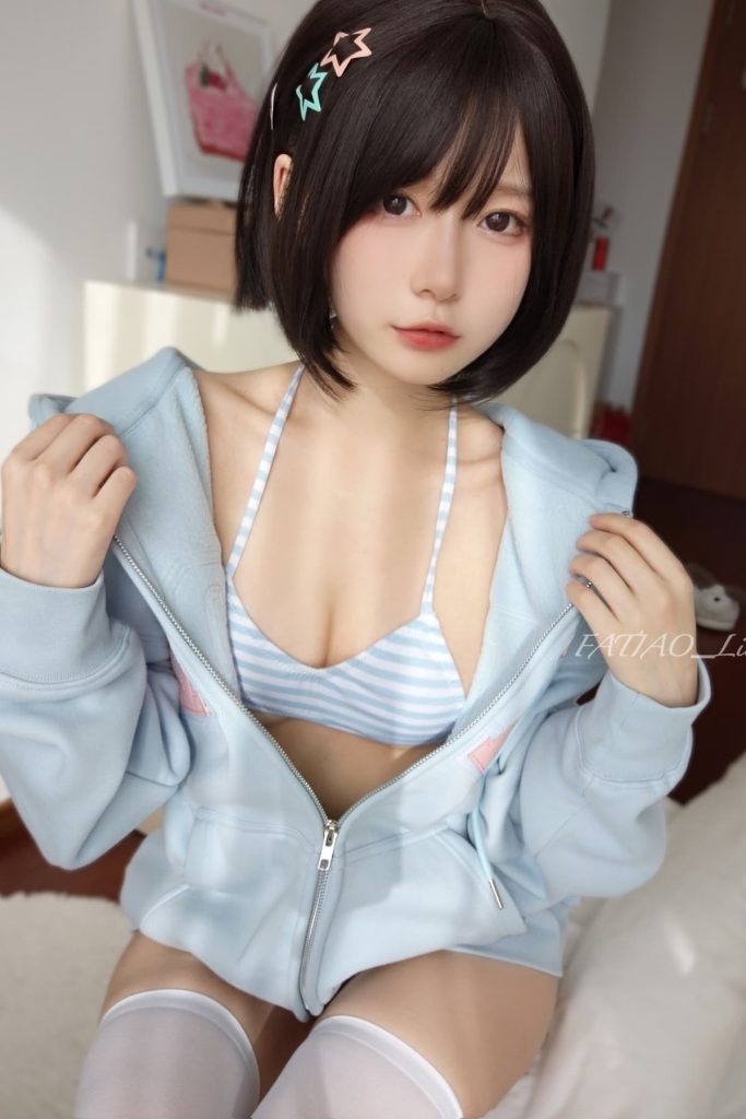 迷之呆梨(发条少女)  青と白 写真原图