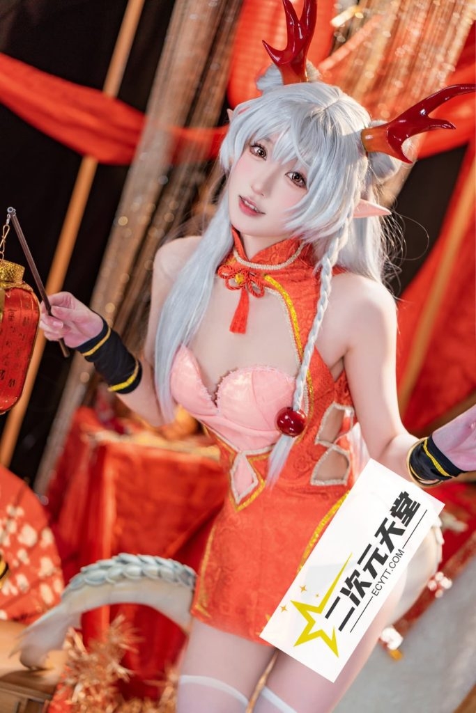 阿包也是兔娘 NO.086 新春贺图 龙妹 写真原图